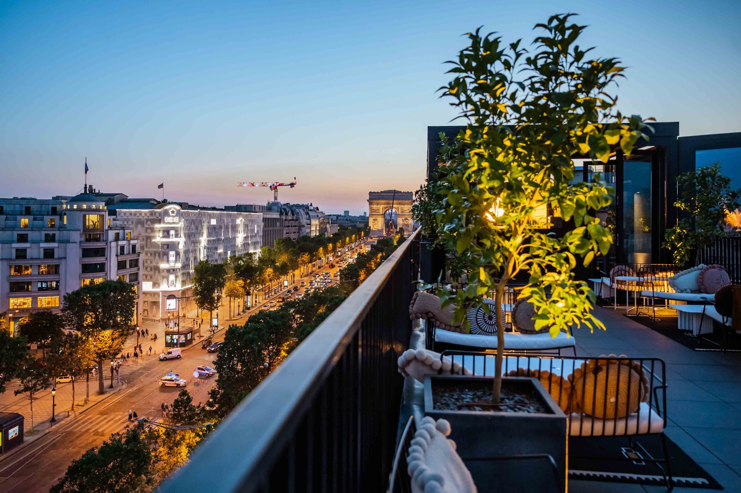 Rooftop des champs élysées
